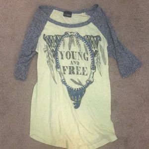 Young and free shirt
